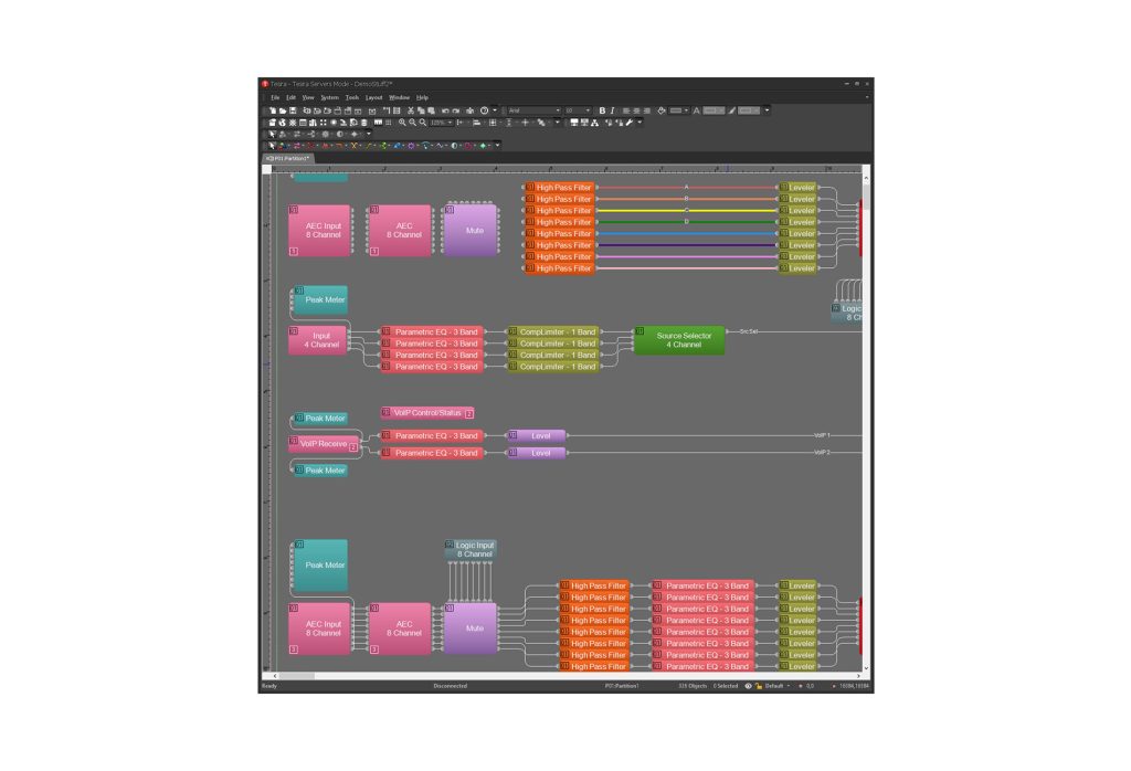 Biamp Tesira DSP software